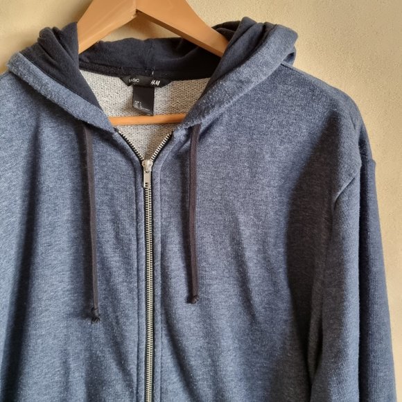 H&M Blue Men’s Hoodie - Picture 5 of 14